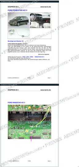 Watermarked preview of Ford Windstar Hc11 Reference