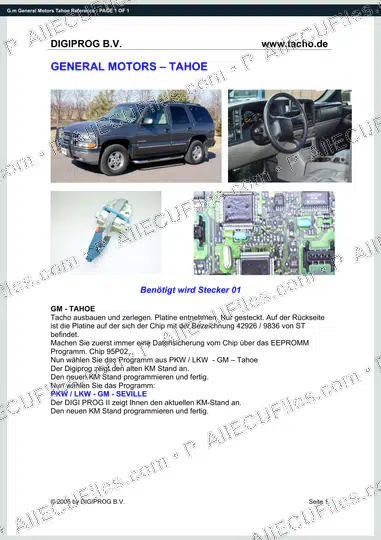 Watermarked preview of G.m General Motors Tahoe Reference