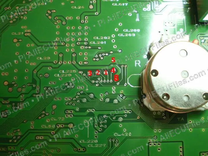 Watermarked preview of Honda Accord Eprom Pins Reference
