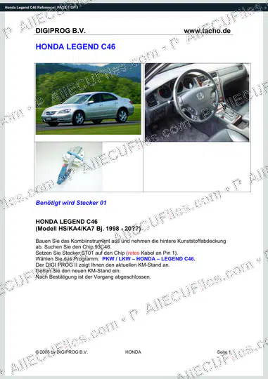 Watermarked preview of Honda Legend C46 Reference