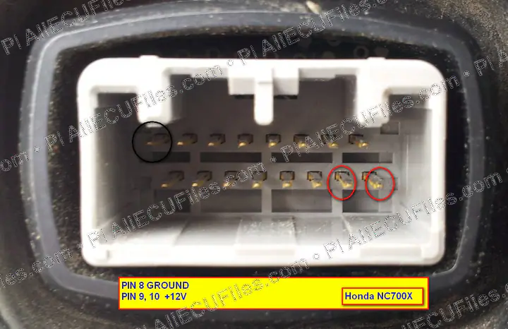 Watermarked preview of Honda Nc700x Pinout Reference