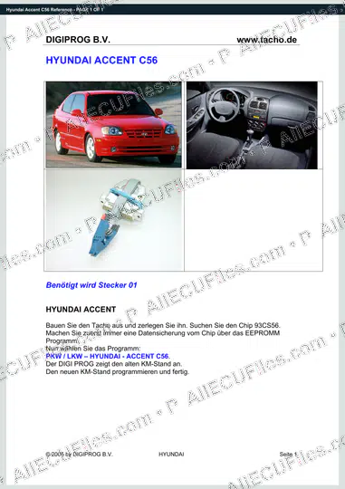 Watermarked preview of Hyundai Accent C56 Reference