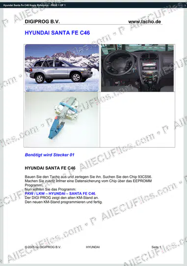Watermarked preview of Hyundai Santa Fe C46 Kopie Reference