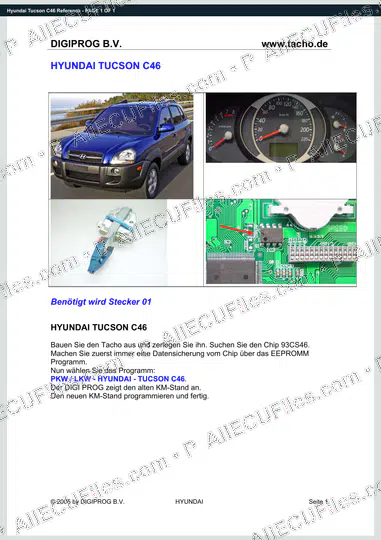 Watermarked preview of Hyundai Tucson C46 Reference