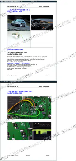 Watermarked preview of Jaguar S Type 2002 Layout2003 Hc12 Reference