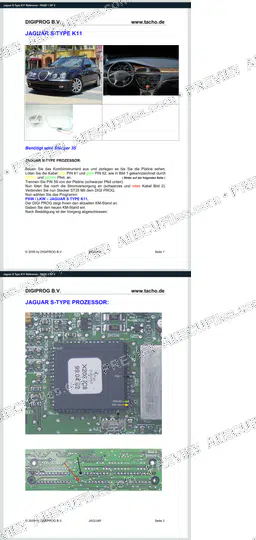 Watermarked preview of Jaguar S Type K11 Reference