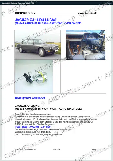 Watermarked preview of Jaguar Xj 11 Du Lucas Reference