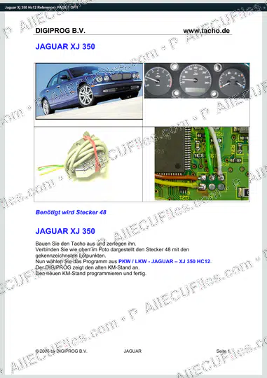 Watermarked preview of Jaguar Xj 350 Hc12 Reference