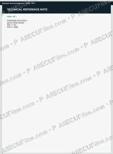 Watermarked preview of Kawasaki Technical Reference
