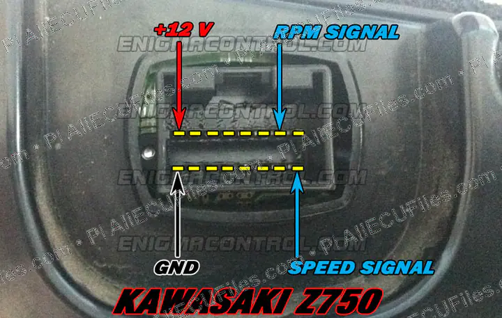 Watermarked preview of Kawasaki Z750 Pin Out Reference