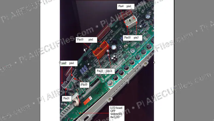 Watermarked preview of Lexus 1993 Gs300 Labelled Pcb Layout Reference