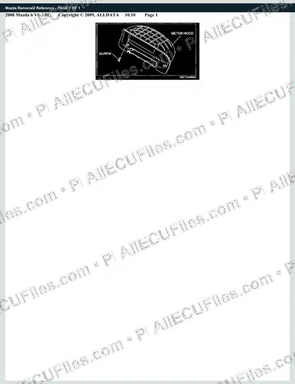 Watermarked preview of Mazda Removal2 Reference