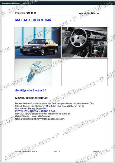 Watermarked preview of Mazda Xedos 9 Reference