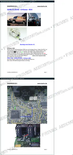Watermarked preview of Mercedes-Benz Daimler Benz G Klasse Box Reference