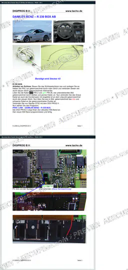 Watermarked preview of Mercedes-Benz Daimler Benz R 230 Box Ab Reference