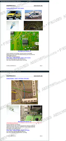 Watermarked preview of Mercedes-Benz Daimler Benz Viano Vito Reference