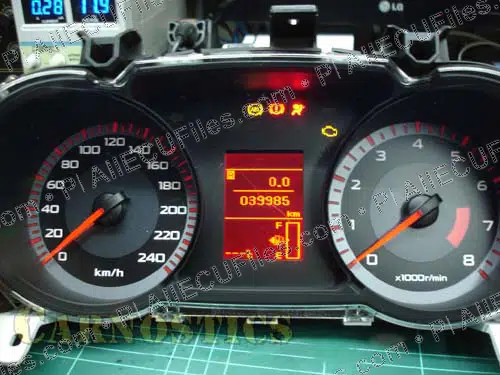 Watermarked preview of Mitsubishi 2009b Mitsubishi Lancer Speedo Reference