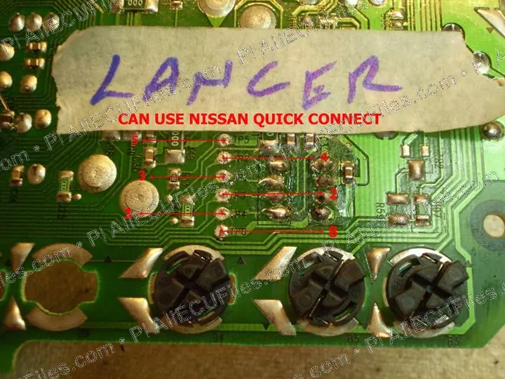 Watermarked preview of Mitsubishi Lancer Eprom Pins Reference