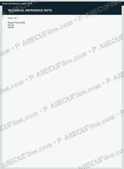 Watermarked preview of Nissan Info Reference