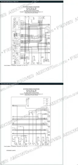 Watermarked preview of Nissan Maxima2001 Reference