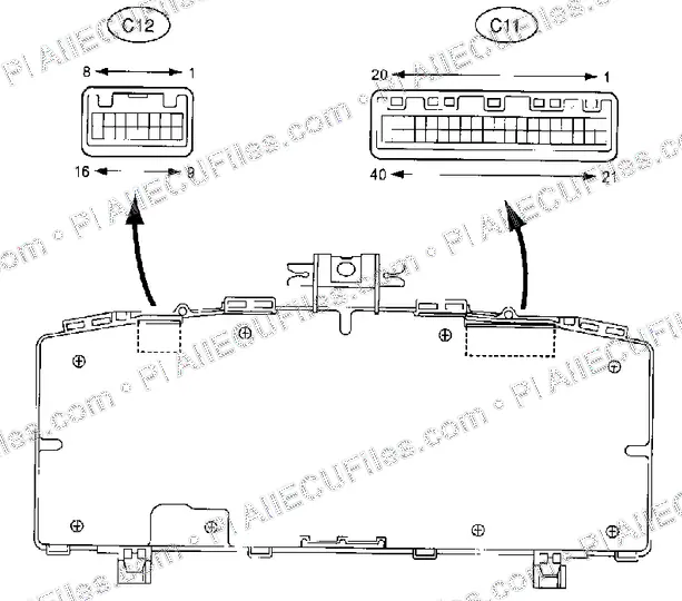 Watermarked preview of Obd Pins Corolla1 Reference
