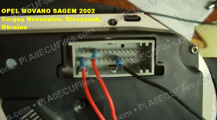Watermarked preview of Opel Movano 2002 Reference