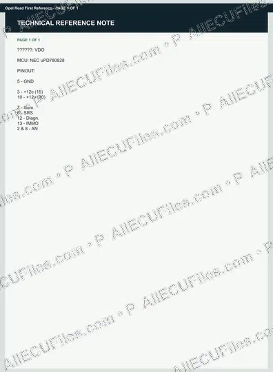 Watermarked preview of Opel Read First Reference