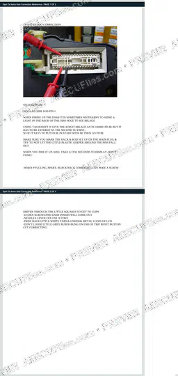 Watermarked preview of Opel Ts Astra Odo Correction Reference