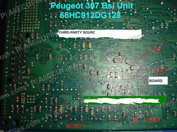Watermarked preview of Peugeot 307 BSI Hc912dg128 Reference