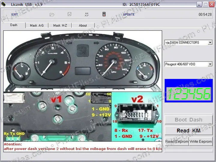 Watermarked preview of Peugeot 406 Diagnos Reference