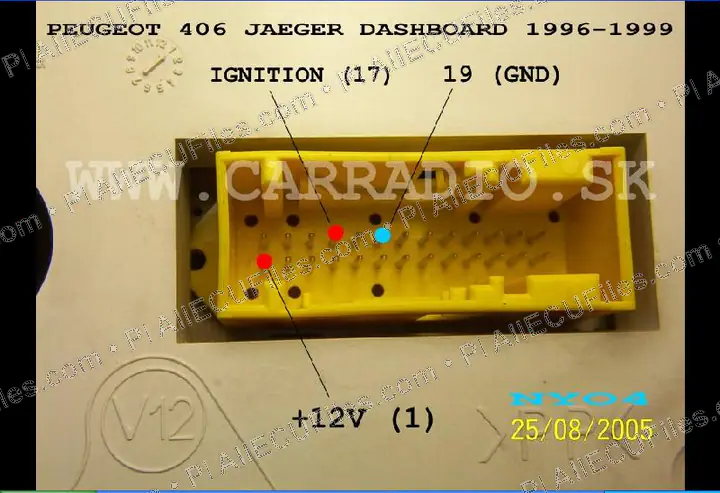 Watermarked preview of Peugeot 406 Jeager 96 99 Reference