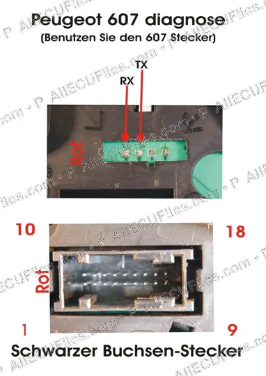 Watermarked preview of Peugeot 607 Cluster Reference