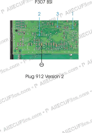 Watermarked preview of Peugeot P307english1 Reference