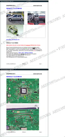 Watermarked preview of Renault Clio Mm Reference