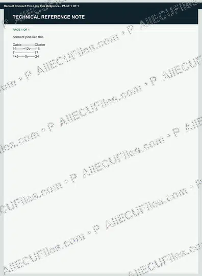 Watermarked preview of Renault Connect Pins Like This Reference