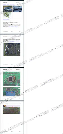 Watermarked preview of Renault Espace Tacho Klein Reference