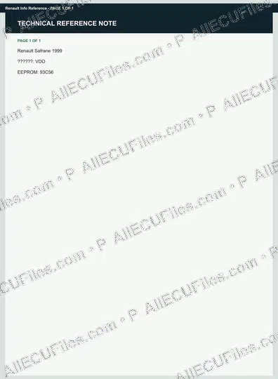 Watermarked preview of Renault Info Reference