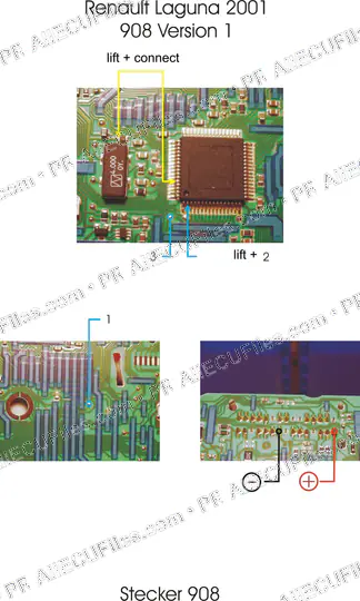 Watermarked preview of Renault Laguna 2001 908 V1 Reference