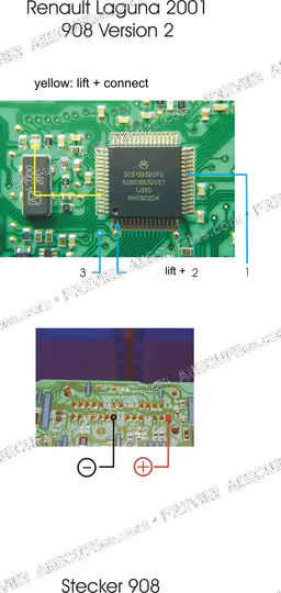 Watermarked preview of Renault Laguna 2001 908 V2 Reference