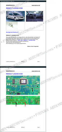 Watermarked preview of Renault Laguna Hc08 Reference