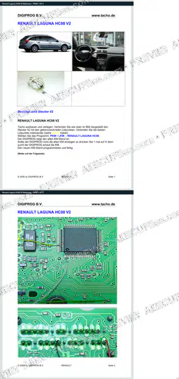 Watermarked preview of Renault Laguna Hc08 V2 Reference