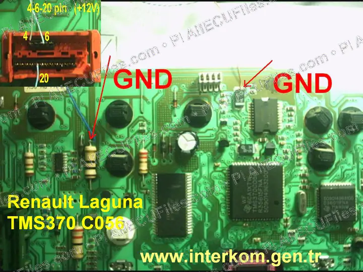 Watermarked preview of Renault Laguna Tms Voltaj Pinleri Reference