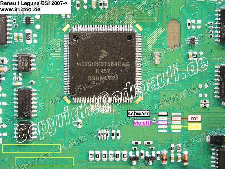 Watermarked preview of Renault Laguna2007 BSI Reference