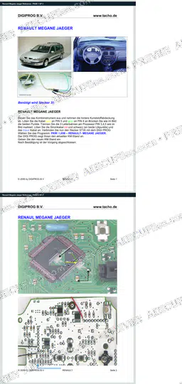 Watermarked preview of Renault Megane Jaeger Reference