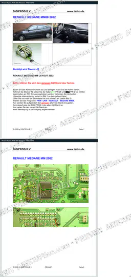 Watermarked preview of Renault Megane Mm08 2002 Reference