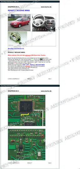Watermarked preview of Renault Megane Mm08 Reference