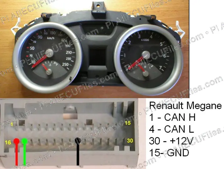 Watermarked preview of Renault Megane2 Reference
