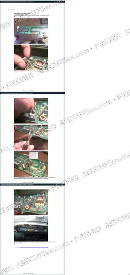 Watermarked preview of Renault Reparation Tableau De Bord Scenic2 1 Reference