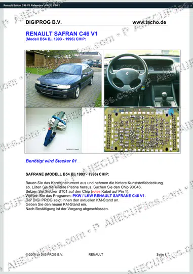 Watermarked preview of Renault Safran C46 V1 Reference