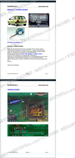 Watermarked preview of Renault Twingo Borg Reference